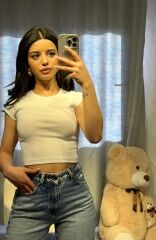 Beyaz Crop Top