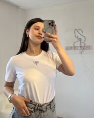 Prda Siyah Yarım Kollu T-shirt